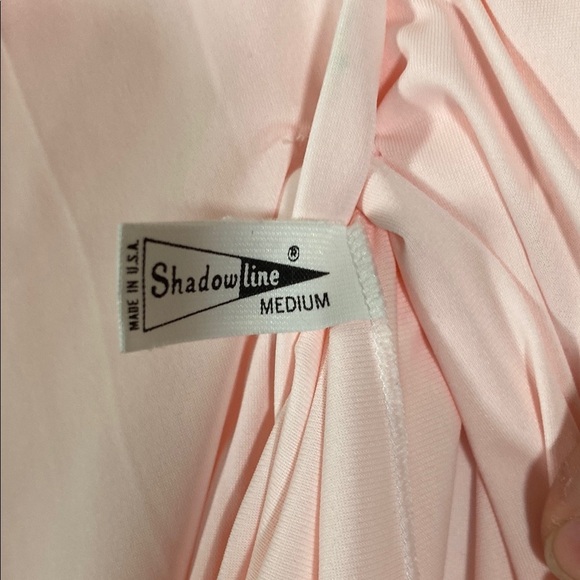 Vintage Pink Lace Robe with Elbow-Length Sleeves - Picture 6 of 7